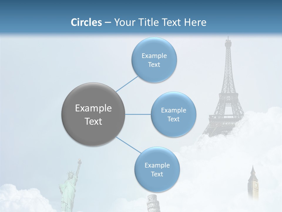 Travel Paris Pisa PowerPoint Template