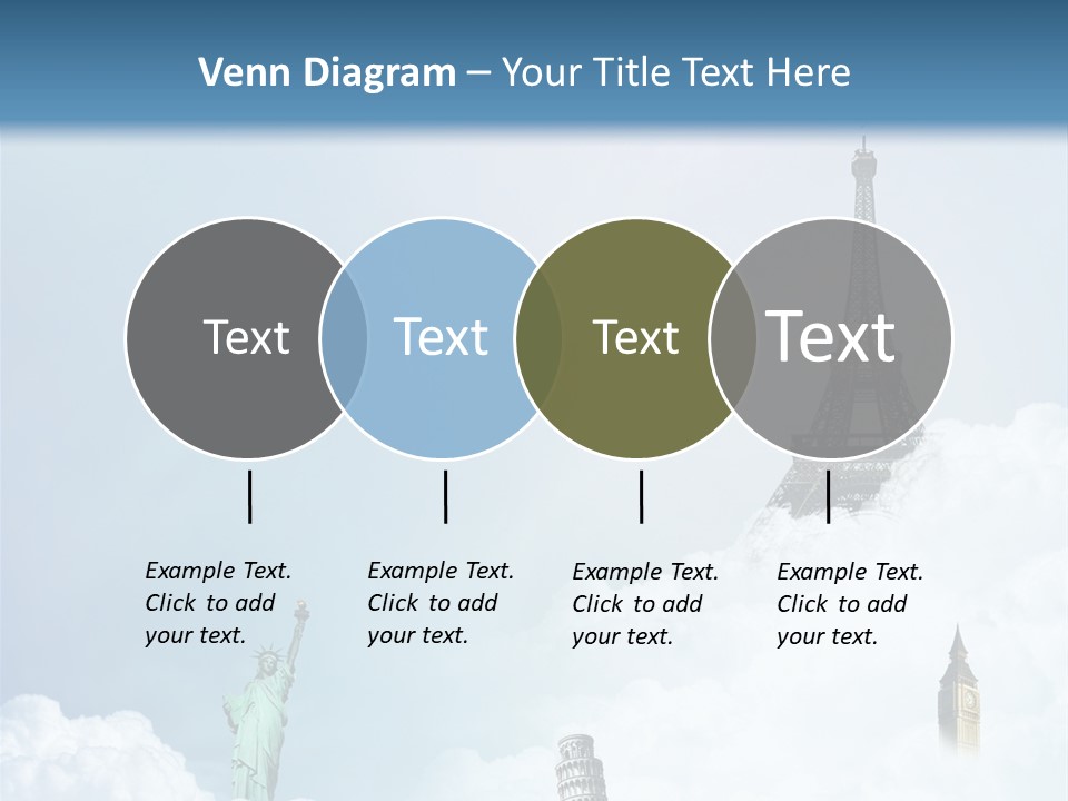 Travel Paris Pisa PowerPoint Template