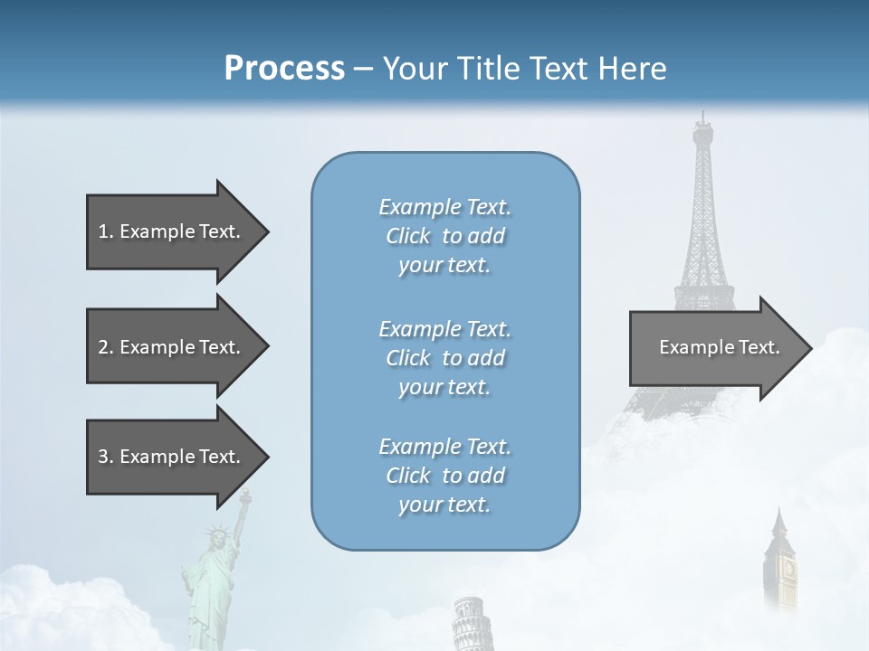 Travel Paris Pisa PowerPoint Template