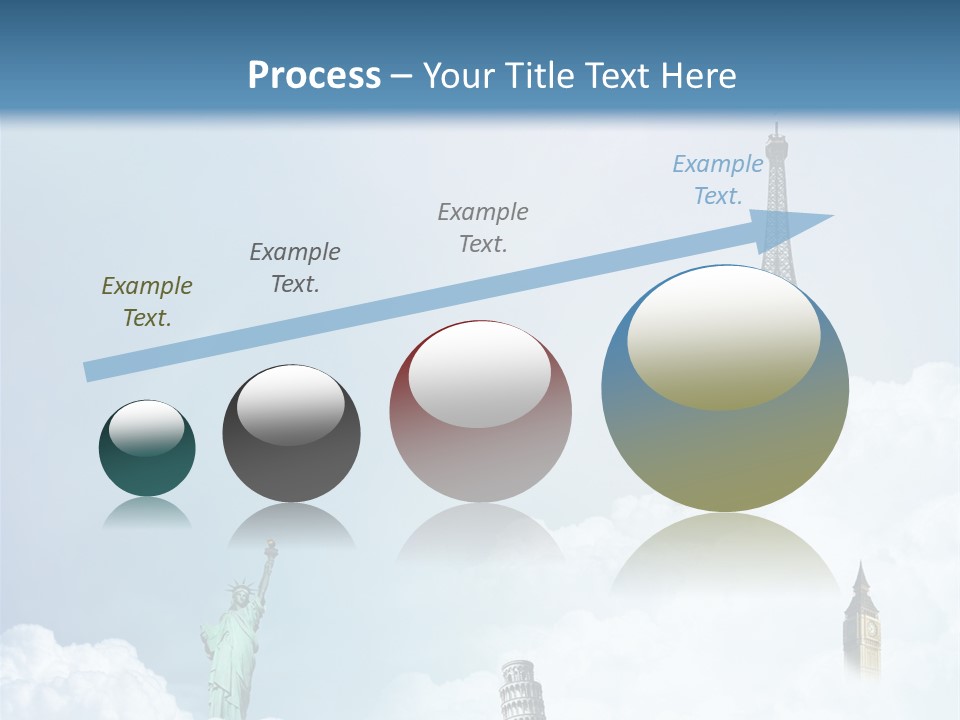 Travel Paris Pisa PowerPoint Template