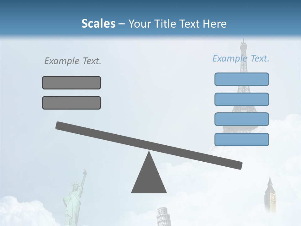 Travel Paris Pisa PowerPoint Template