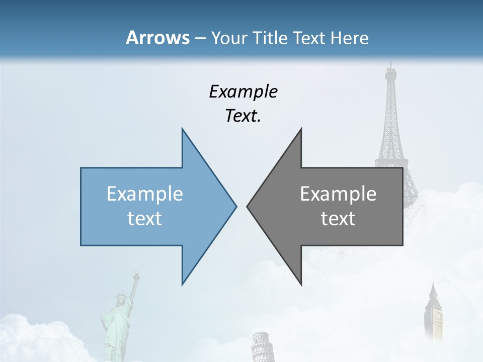 Travel Paris Pisa PowerPoint Template