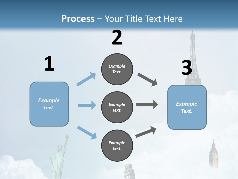 Travel Paris Pisa PowerPoint Template