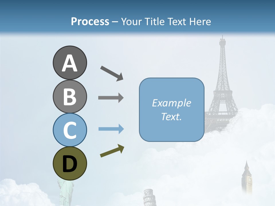 Travel Paris Pisa PowerPoint Template