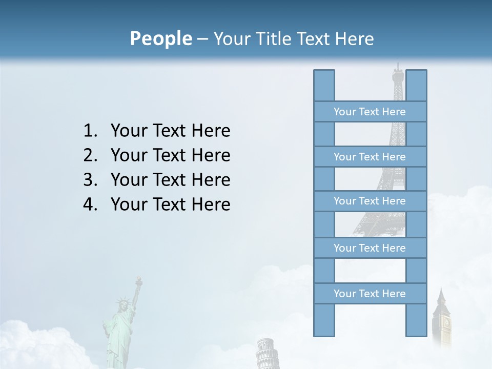 Travel Paris Pisa PowerPoint Template