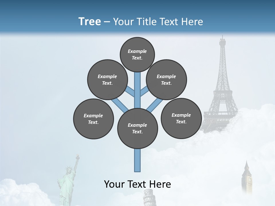 Travel Paris Pisa PowerPoint Template