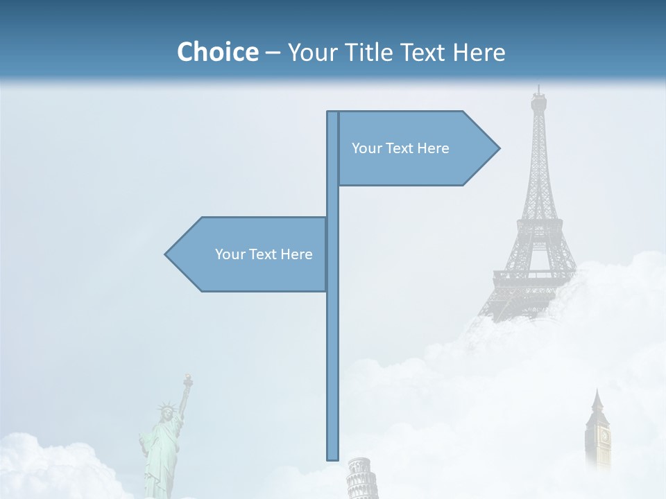 Travel Paris Pisa PowerPoint Template