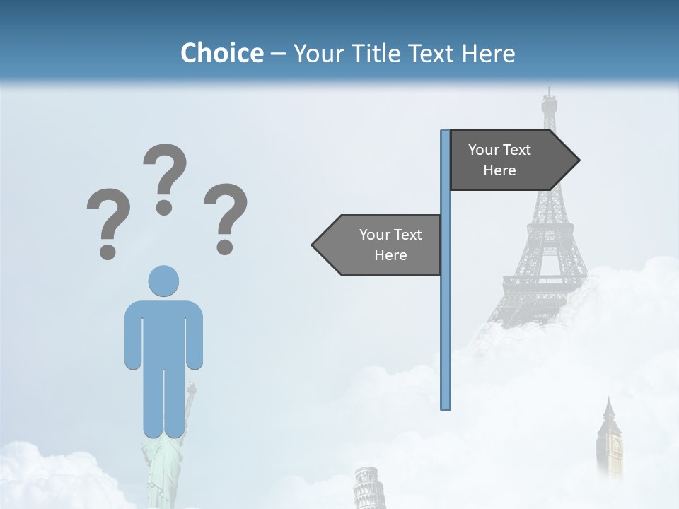 Travel Paris Pisa PowerPoint Template