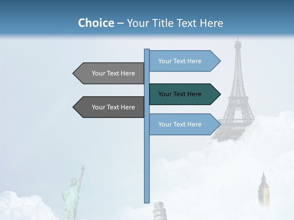 Travel Paris Pisa PowerPoint Template