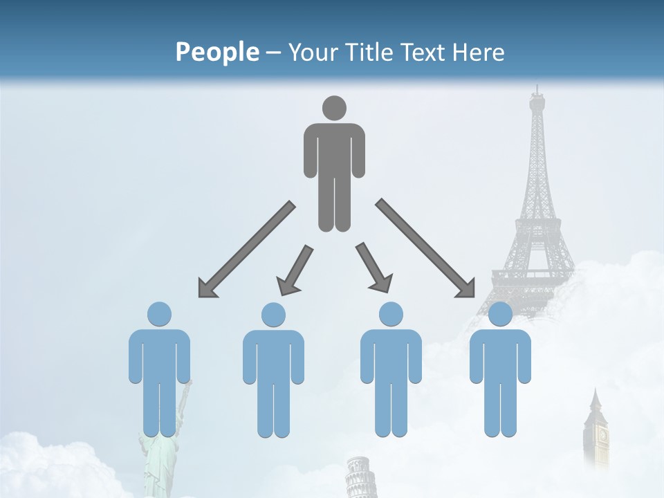 Travel Paris Pisa PowerPoint Template