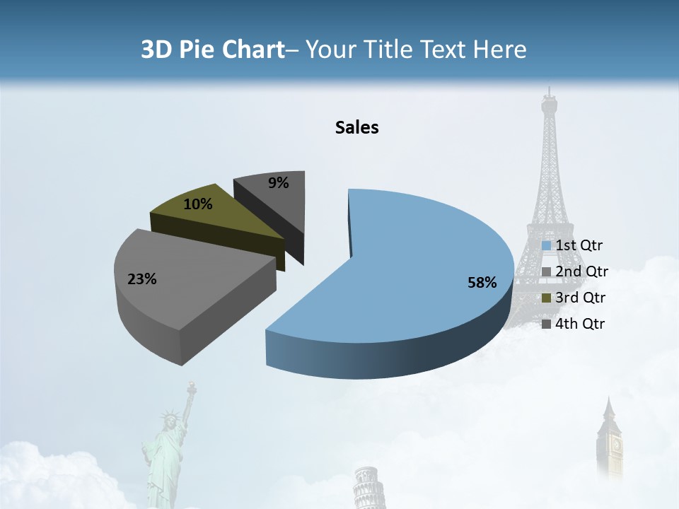 Travel Paris Pisa PowerPoint Template