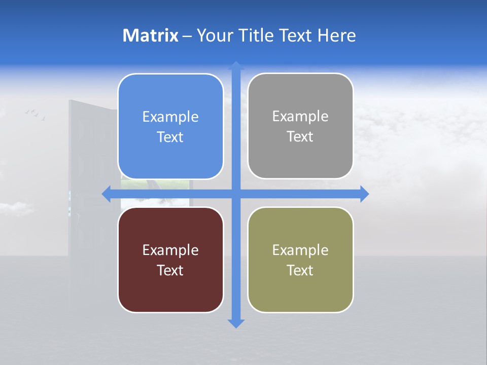 Warm Landscape Desert PowerPoint Template
