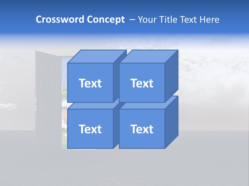 Warm Landscape Desert PowerPoint Template