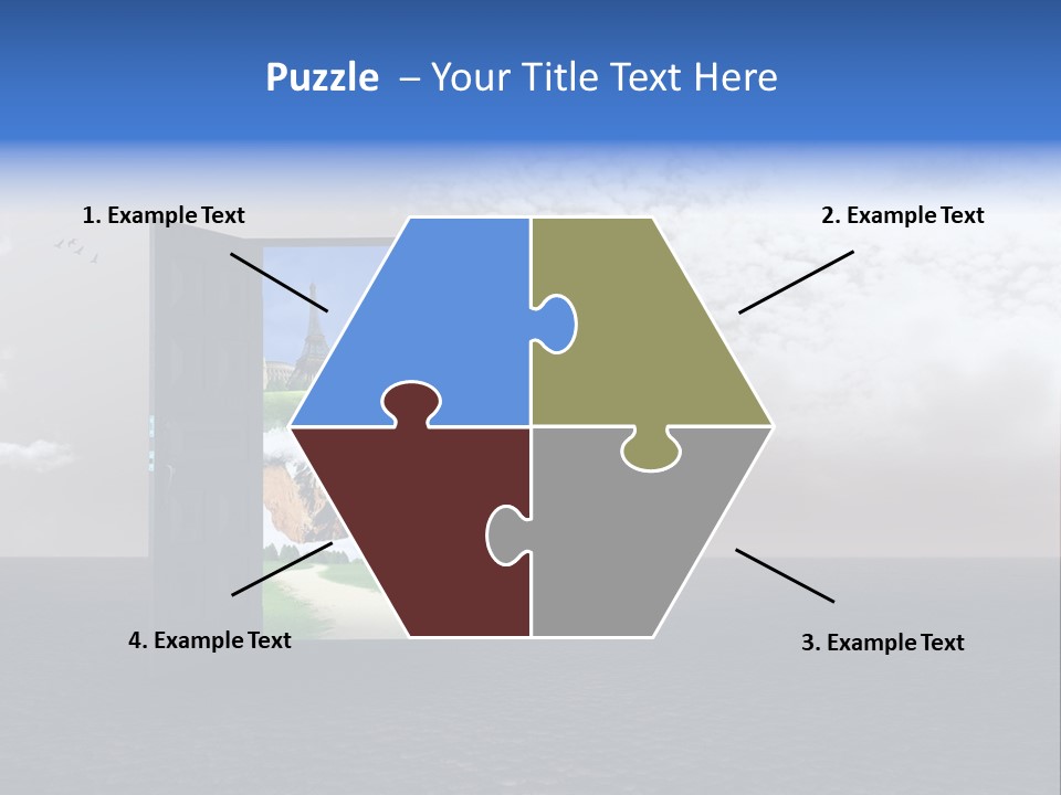 Warm Landscape Desert PowerPoint Template