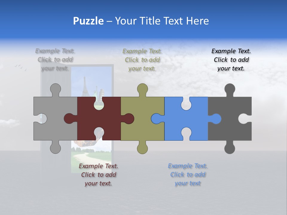 Warm Landscape Desert PowerPoint Template