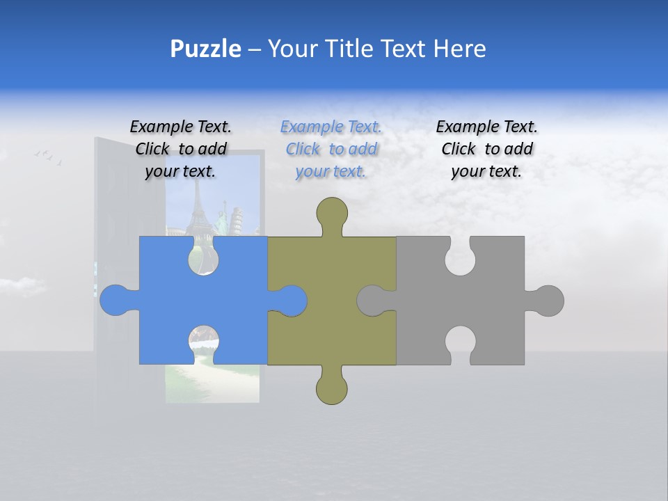 Warm Landscape Desert PowerPoint Template