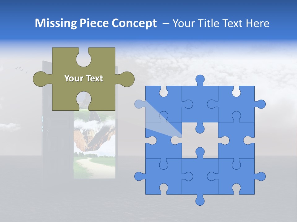 Warm Landscape Desert PowerPoint Template