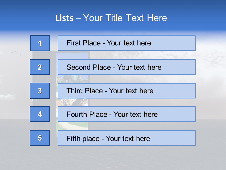 Warm Landscape Desert PowerPoint Template