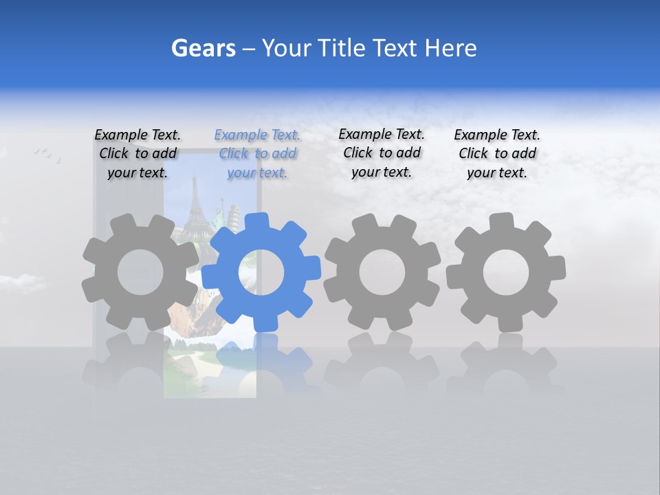 Warm Landscape Desert PowerPoint Template