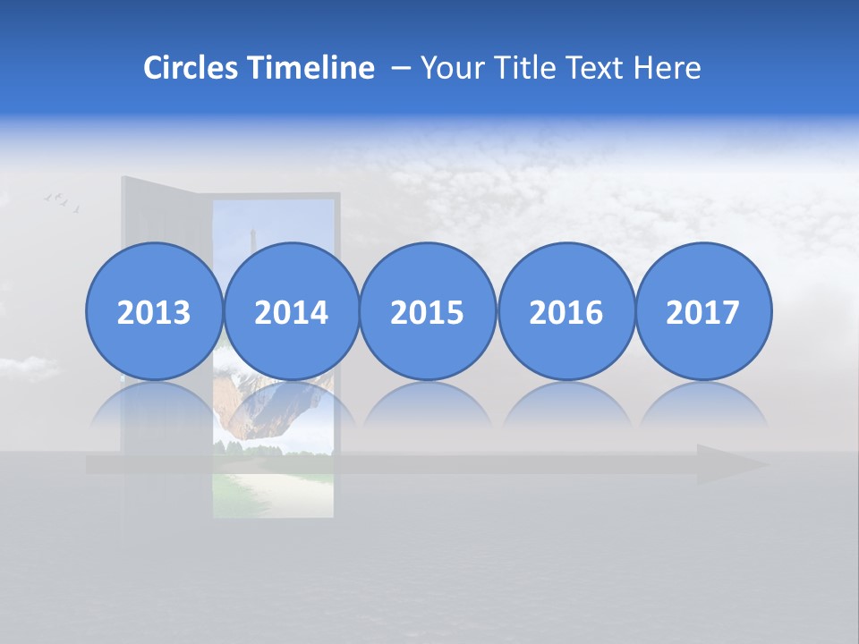 Warm Landscape Desert PowerPoint Template