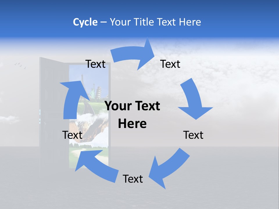 Warm Landscape Desert PowerPoint Template