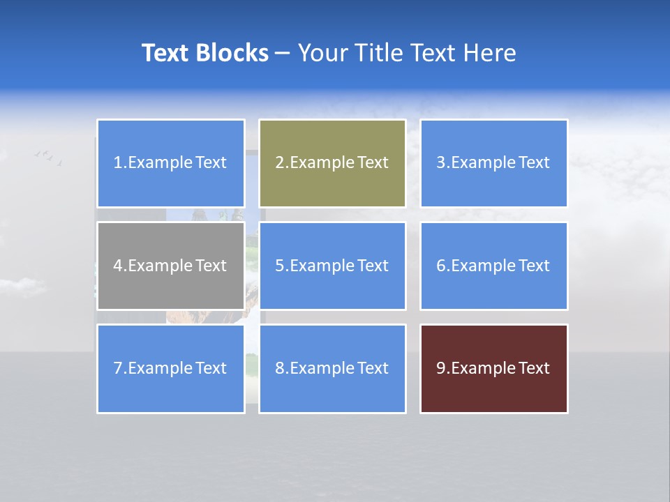 Warm Landscape Desert PowerPoint Template