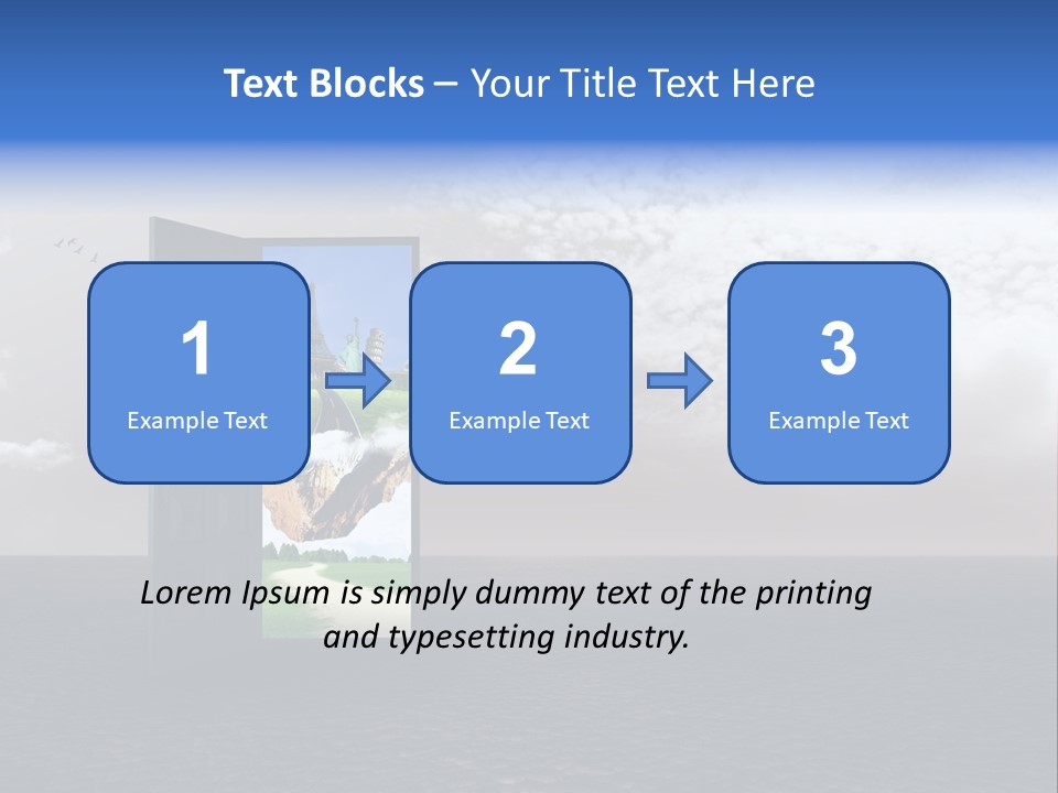Warm Landscape Desert PowerPoint Template