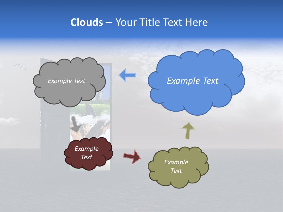 Warm Landscape Desert PowerPoint Template