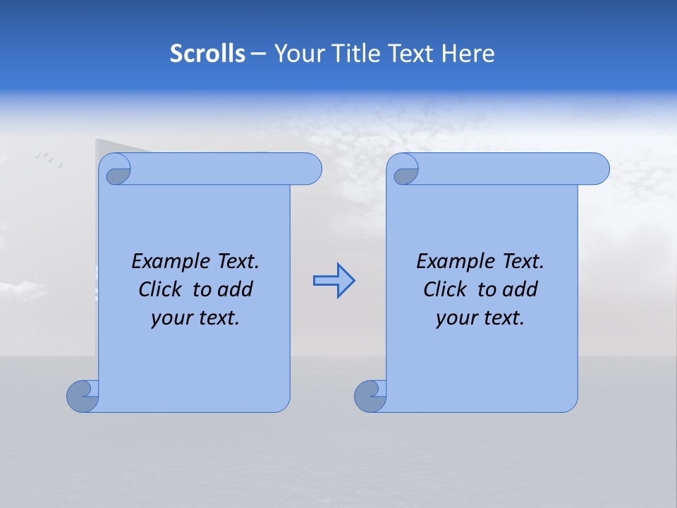 Warm Landscape Desert PowerPoint Template