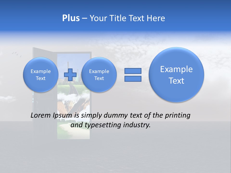 Warm Landscape Desert PowerPoint Template
