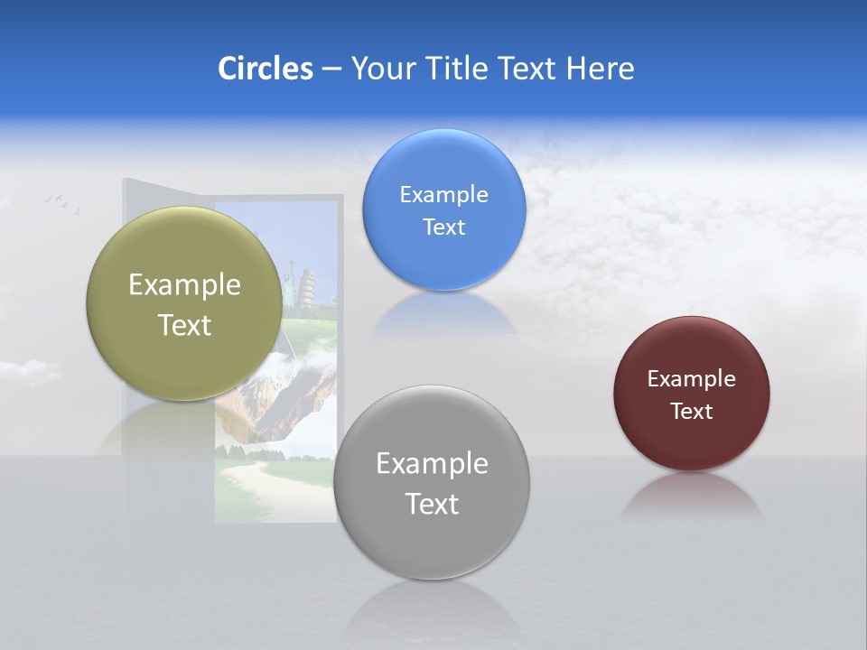 Warm Landscape Desert PowerPoint Template