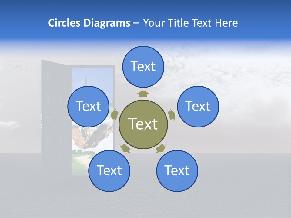 Warm Landscape Desert PowerPoint Template