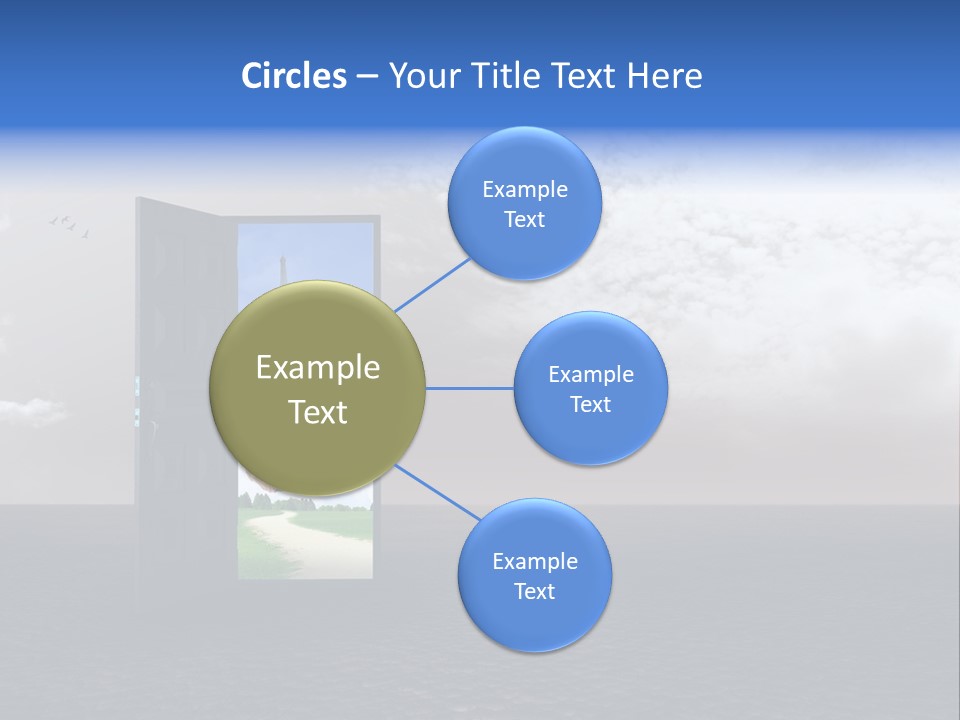 Warm Landscape Desert PowerPoint Template