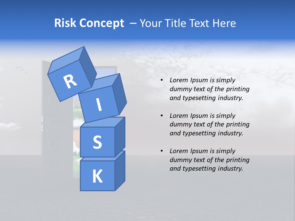 Warm Landscape Desert PowerPoint Template