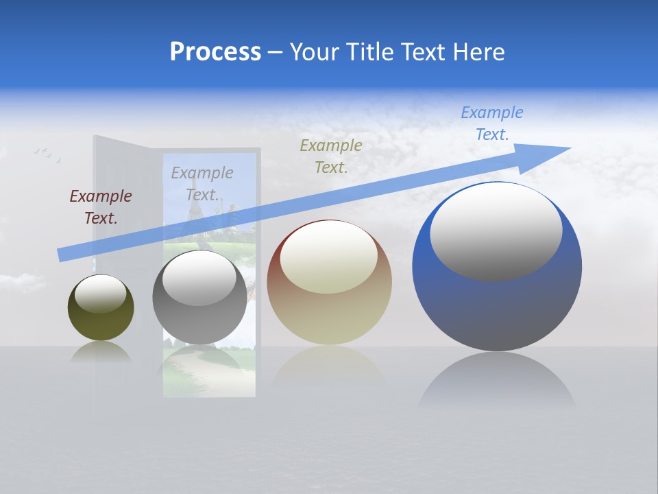 Warm Landscape Desert PowerPoint Template