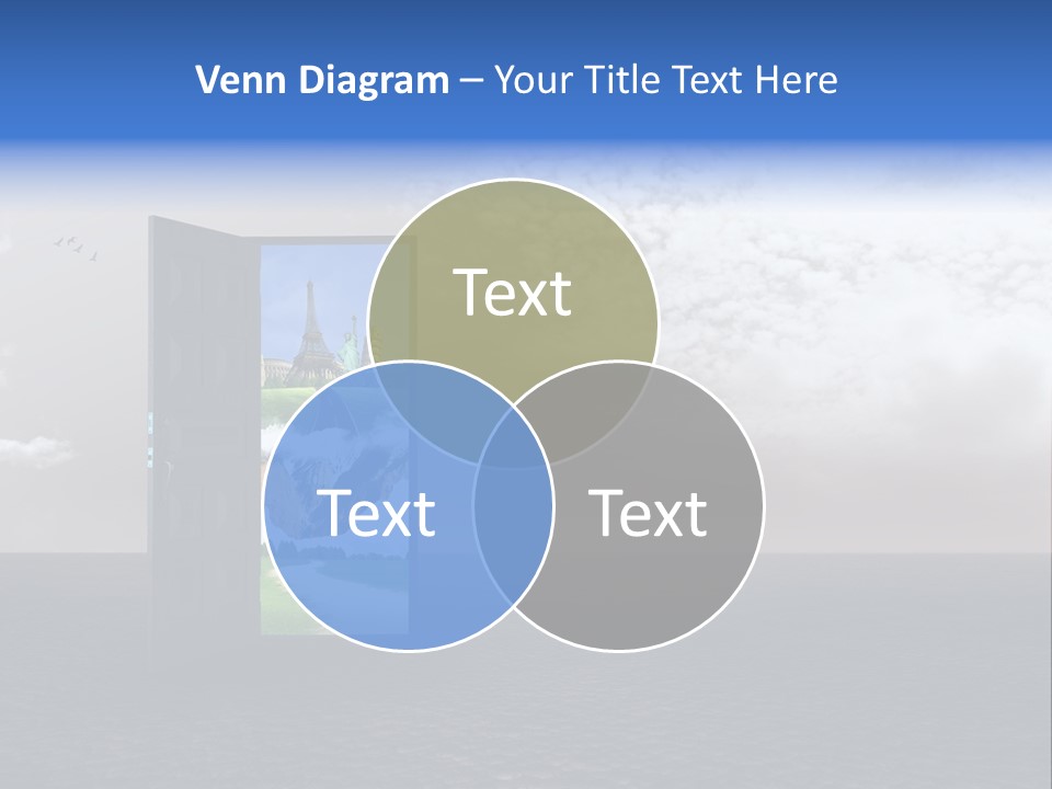 Warm Landscape Desert PowerPoint Template