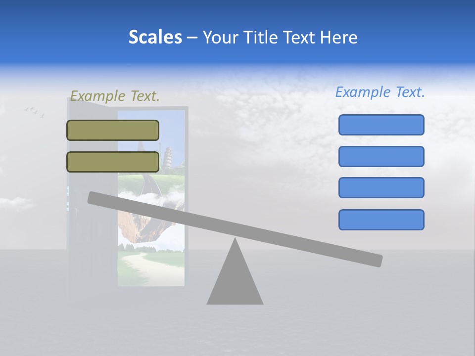 Warm Landscape Desert PowerPoint Template