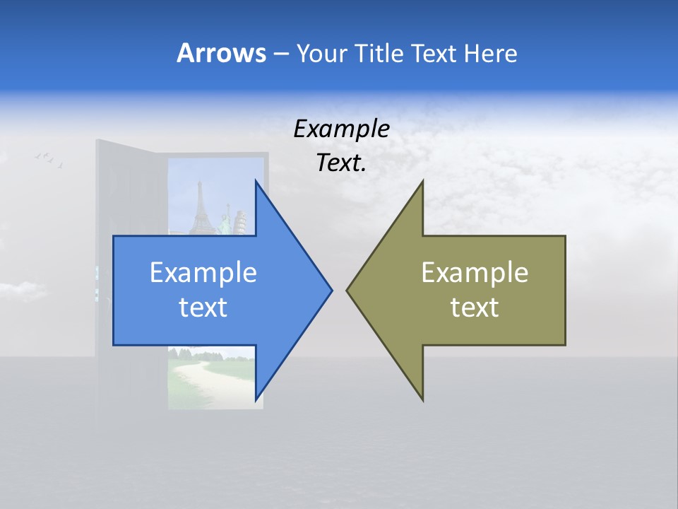 Warm Landscape Desert PowerPoint Template