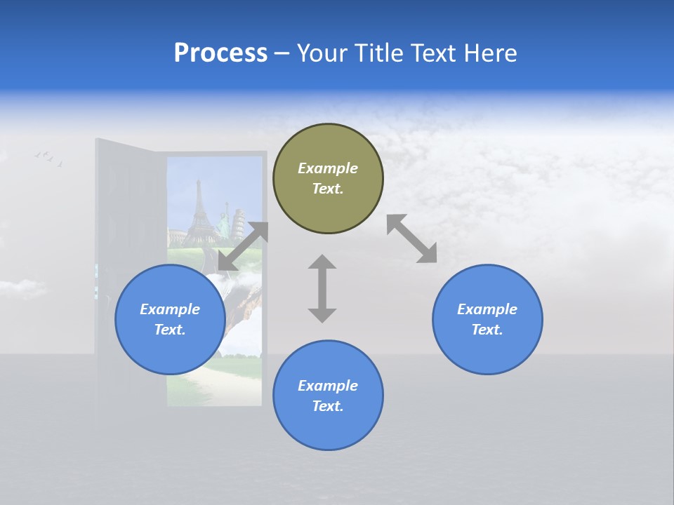 Warm Landscape Desert PowerPoint Template