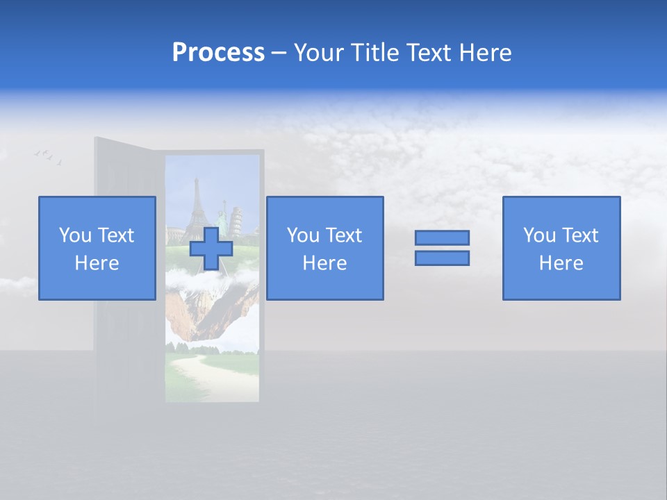 Warm Landscape Desert PowerPoint Template