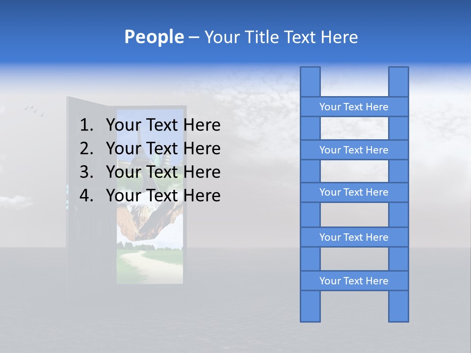 Warm Landscape Desert PowerPoint Template