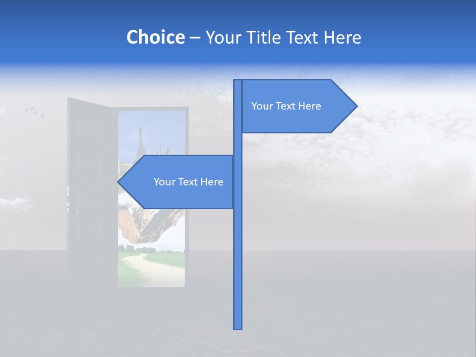 Warm Landscape Desert PowerPoint Template
