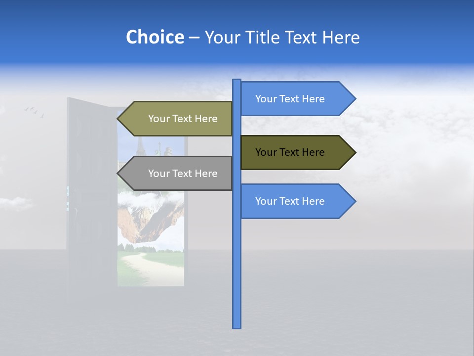 Warm Landscape Desert PowerPoint Template