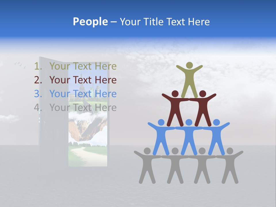 Warm Landscape Desert PowerPoint Template