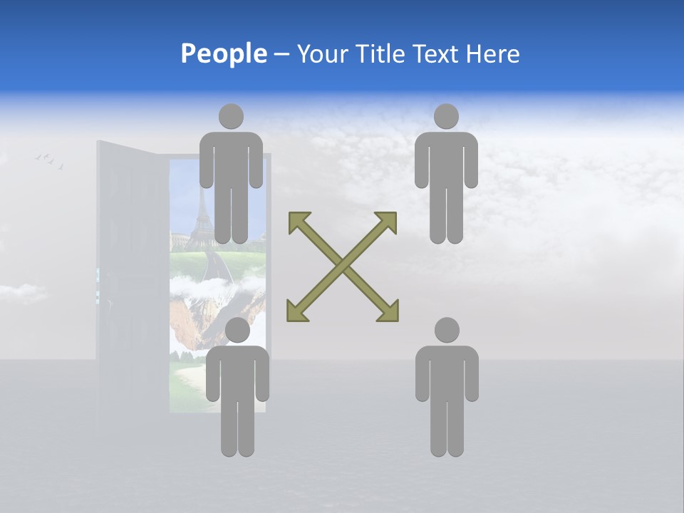 Warm Landscape Desert PowerPoint Template