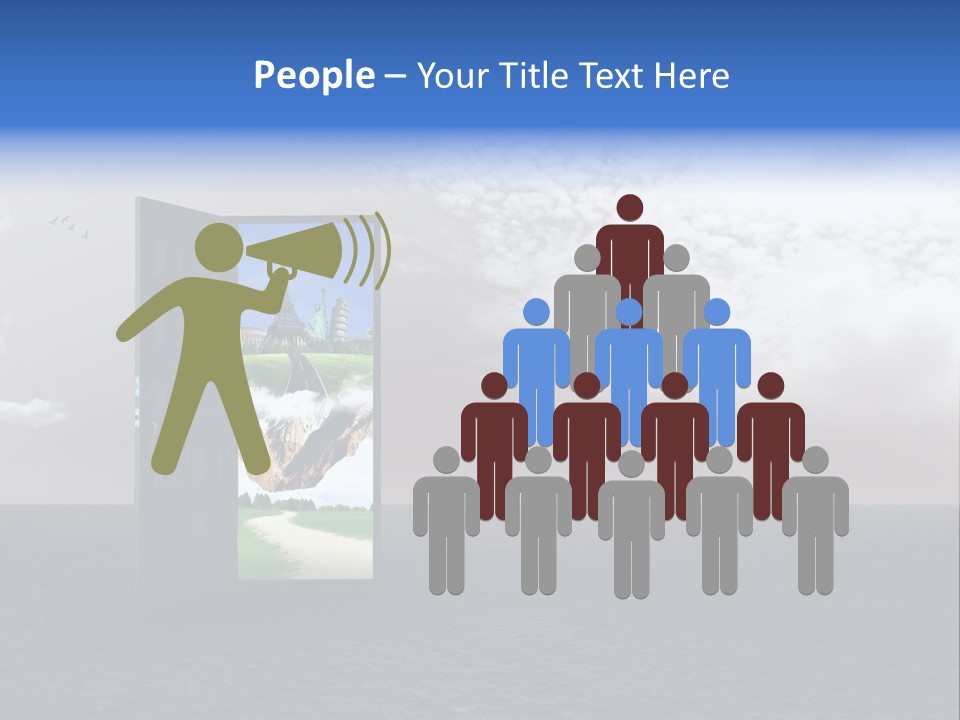 Warm Landscape Desert PowerPoint Template