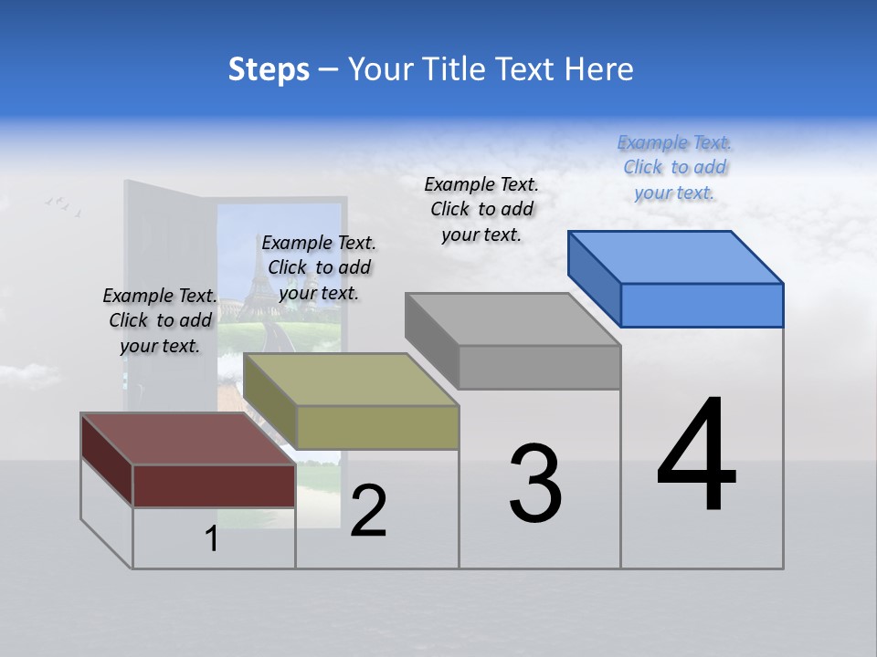 Warm Landscape Desert PowerPoint Template