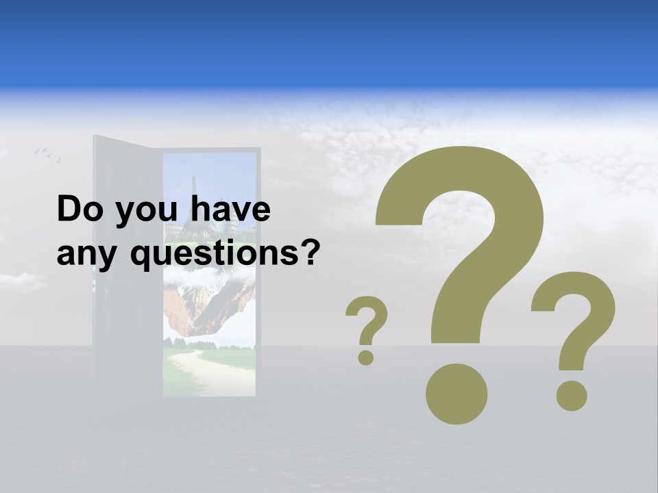 Warm Landscape Desert PowerPoint Template