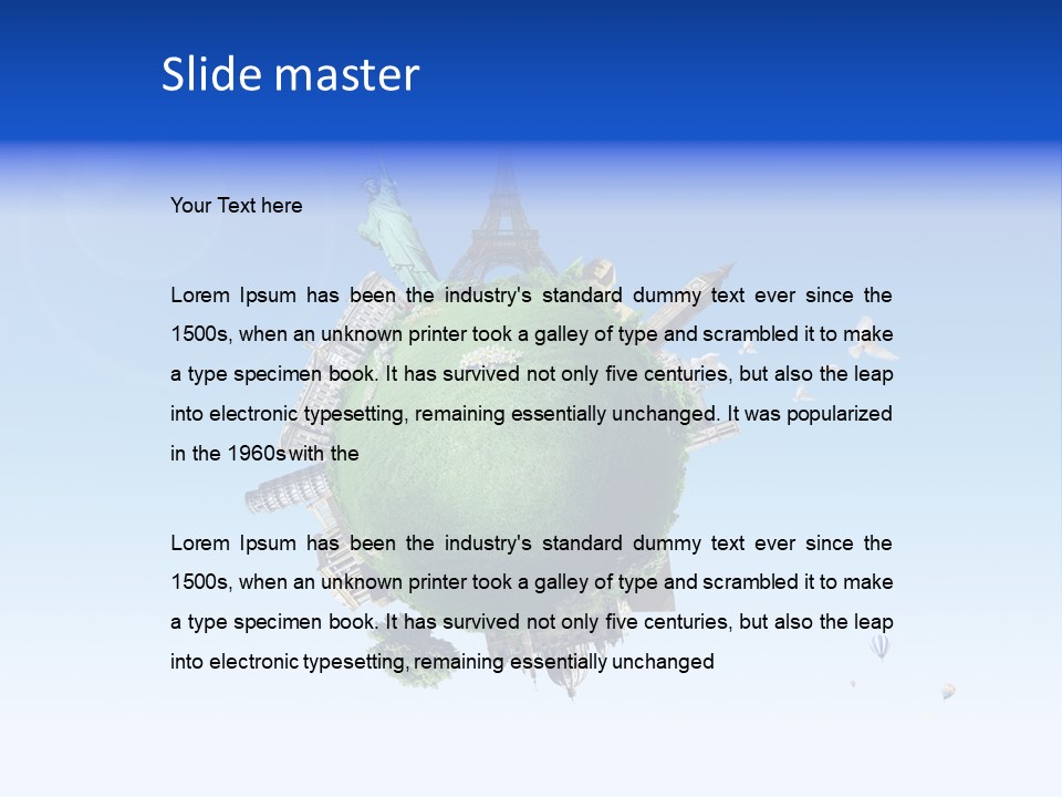 Building Tour Collage PowerPoint Template