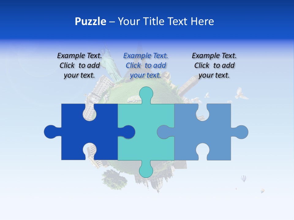 Building Tour Collage PowerPoint Template